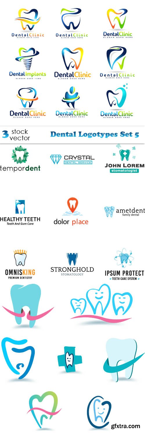 Vectors - Dental Logotypes Set 5