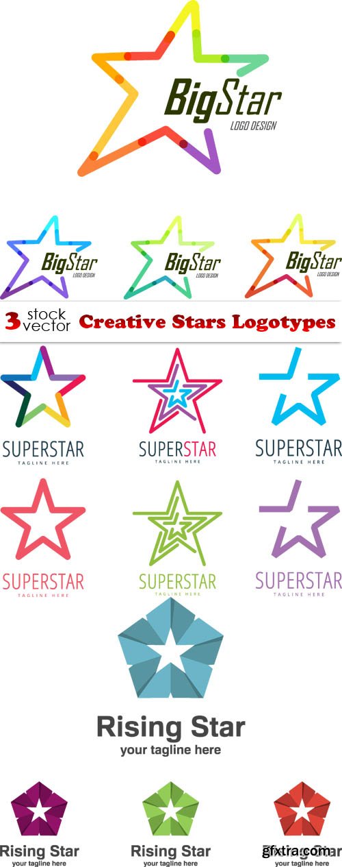 Vectors - Creative Stars Logotypes