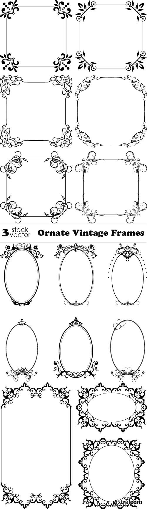 Vectors - Ornate Vintage Frames