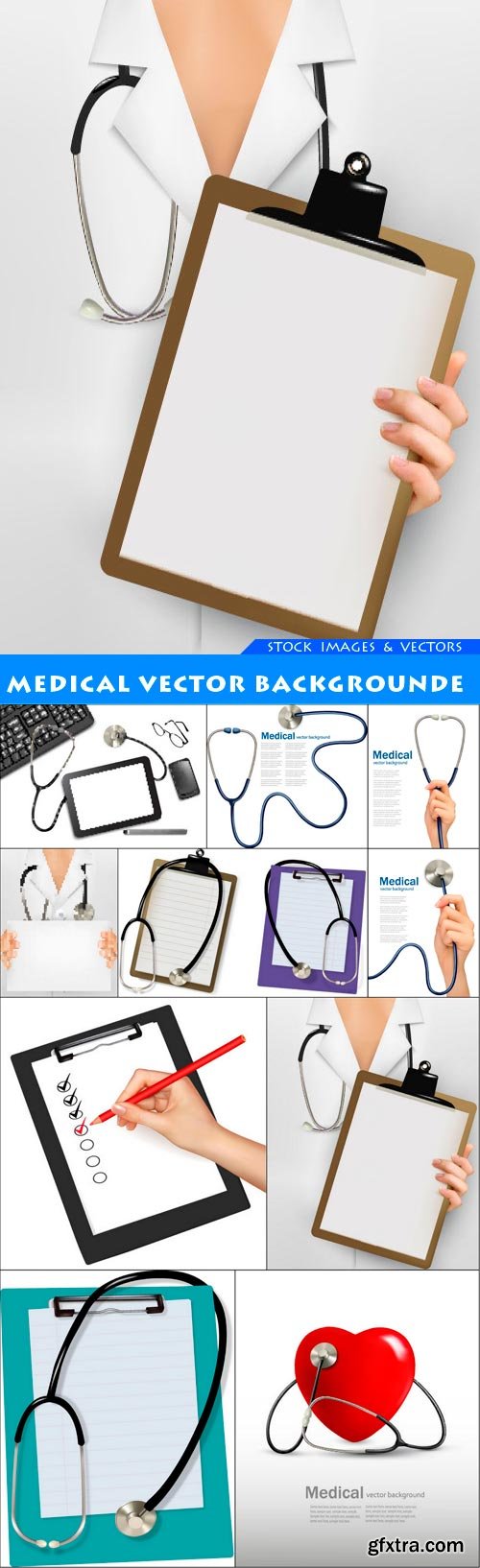 Medical vector backgrounde 10X EPS