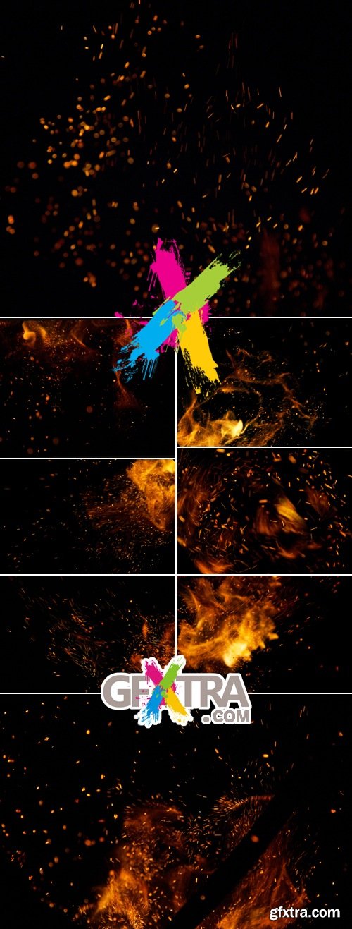 Stock Photo - Fire Flames Backgrounds 3