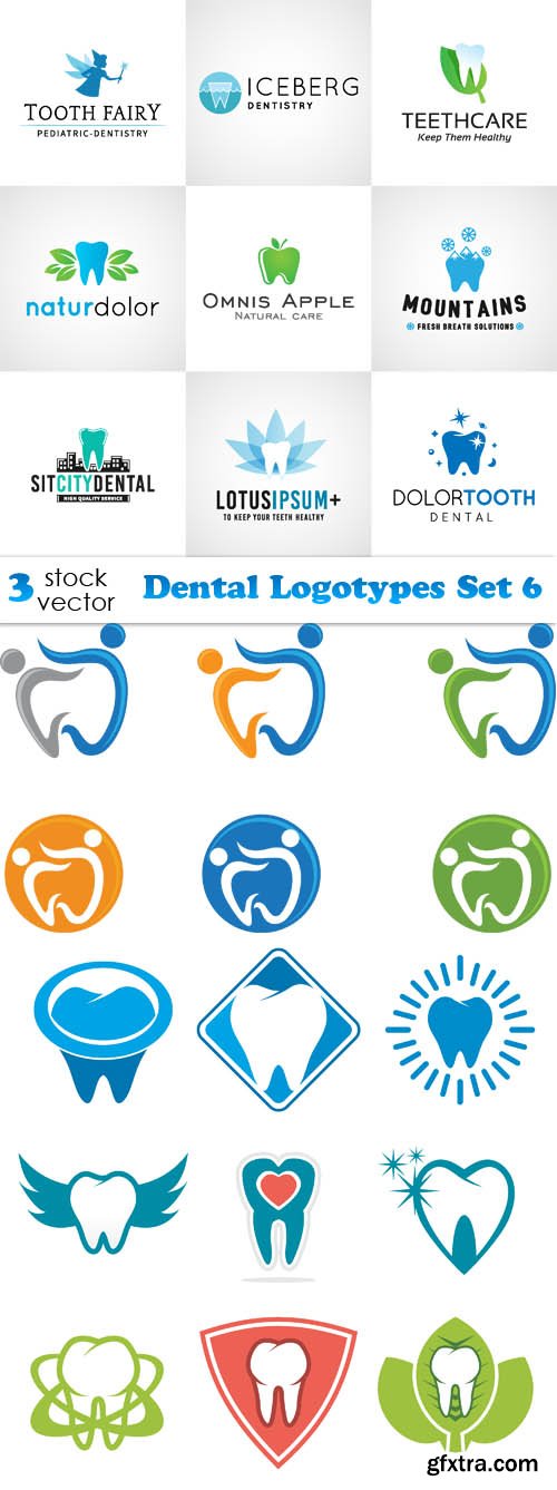 Vectors - Dental Logotypes Set 6