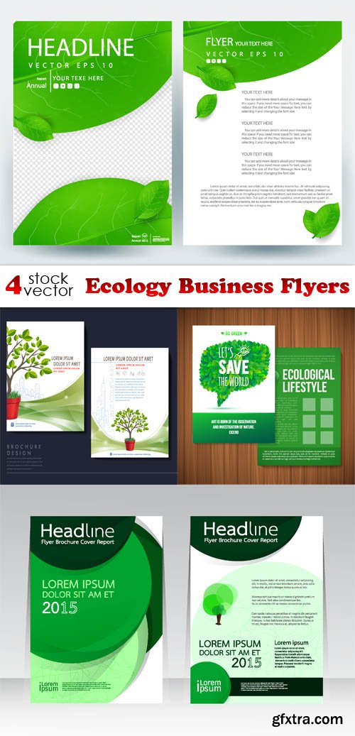 Vectors - Ecology Business Flyers