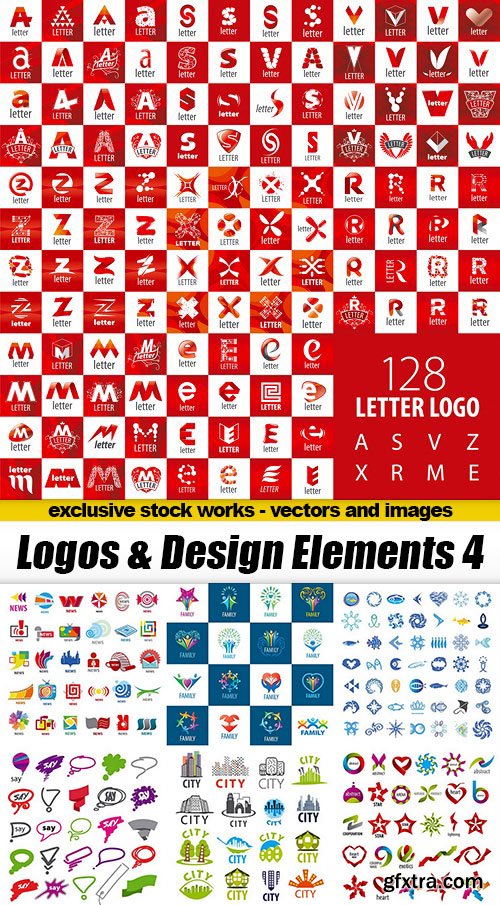 Logos & Design Elements 4 - 25xEPS