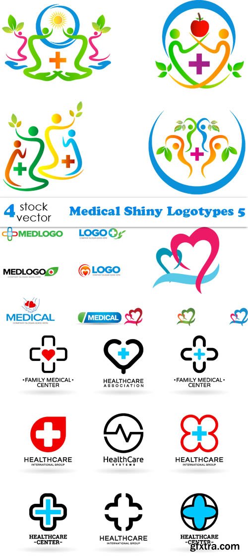 Vectors - Medical Shiny Logotypes 5