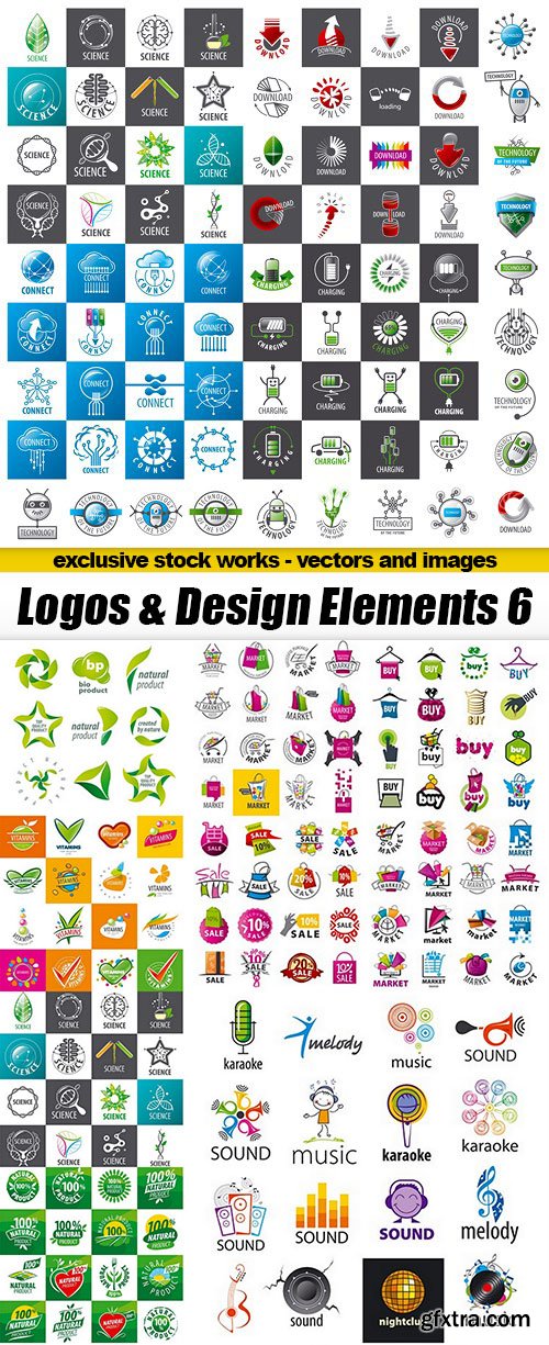 Logos & Design Elements 6 - 15xEPS