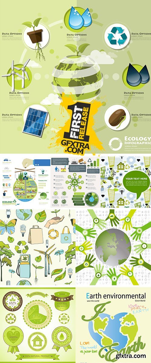 Stock: Ecology And Environment Infographic Element