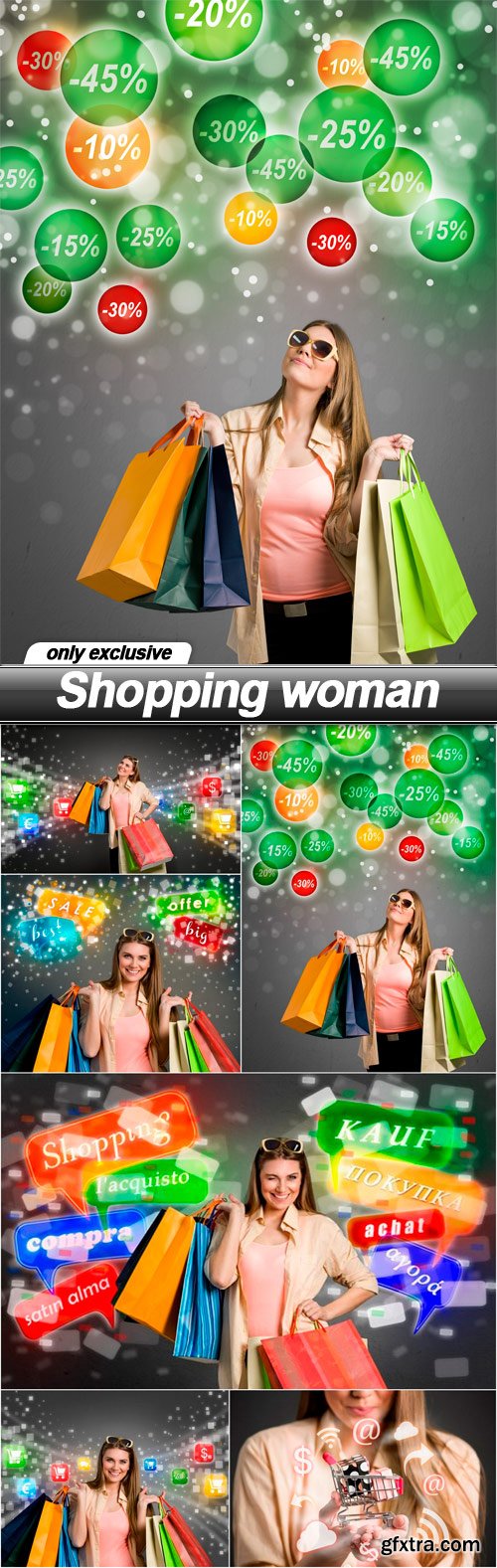Shopping woman - 6 UHQ JPEG