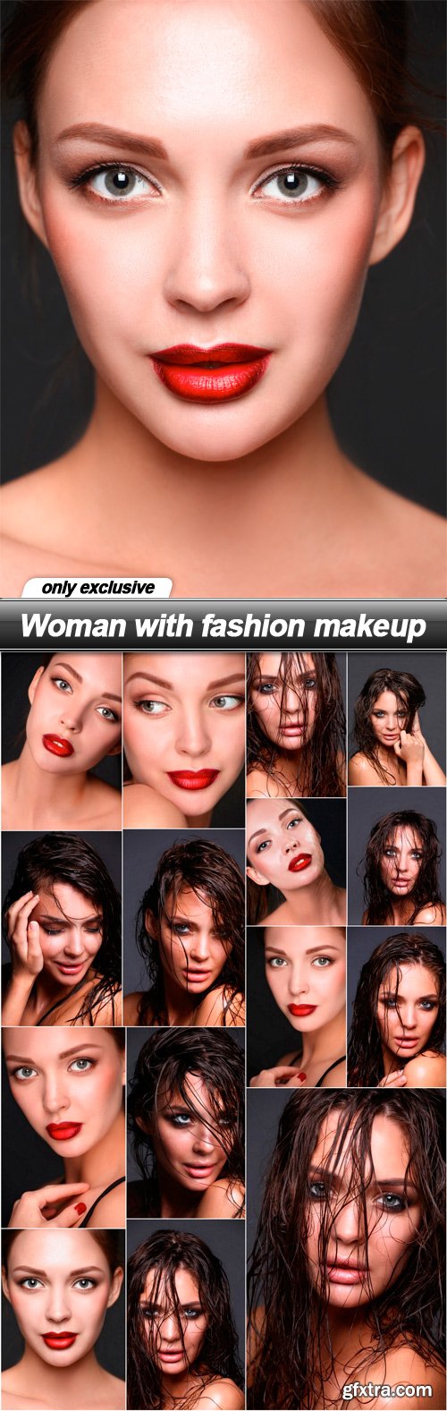 Woman with fashion makeup - 15 UHQ JPEG