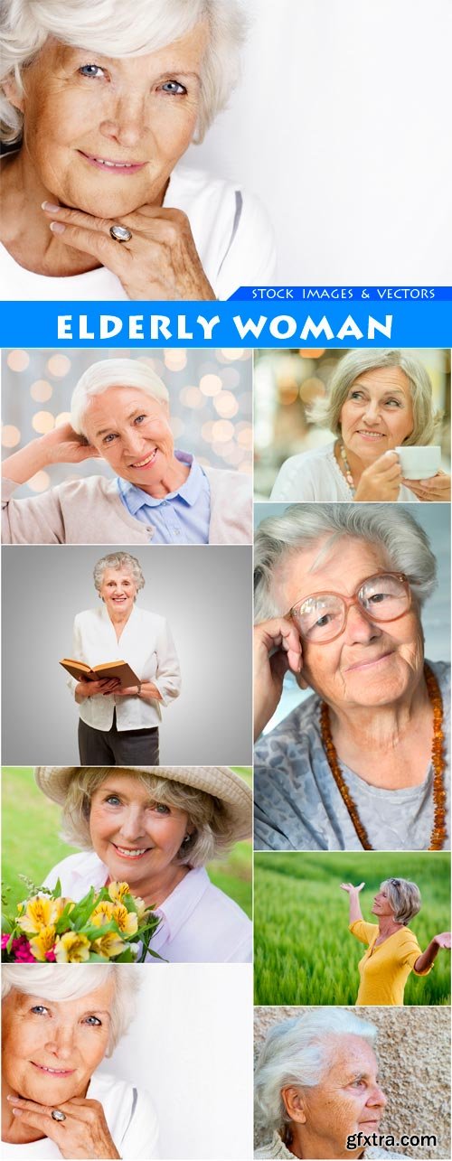Elderly Woman 8xJPG