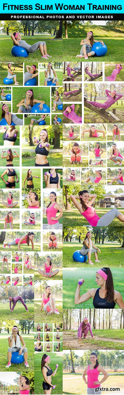 Fitness Slim Woman Training