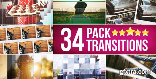 Videohive 34 Transitions Pack 14637222