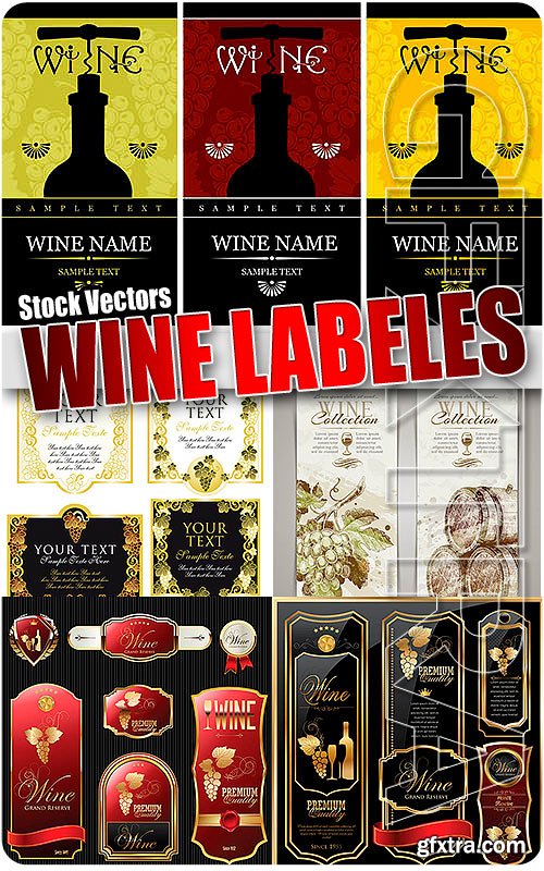 Wine labeles - Stock Vectors - Stock Vectors