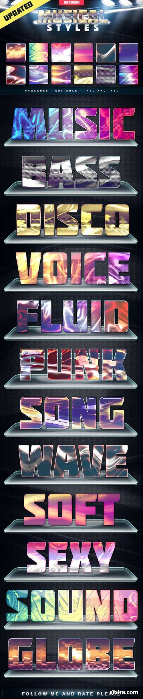GraphicRiver - Musical Styles 2901881