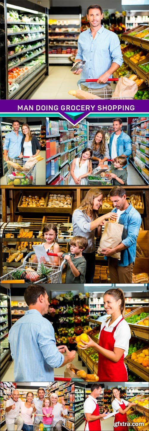 Man doing grocery shopping 7x JPEG