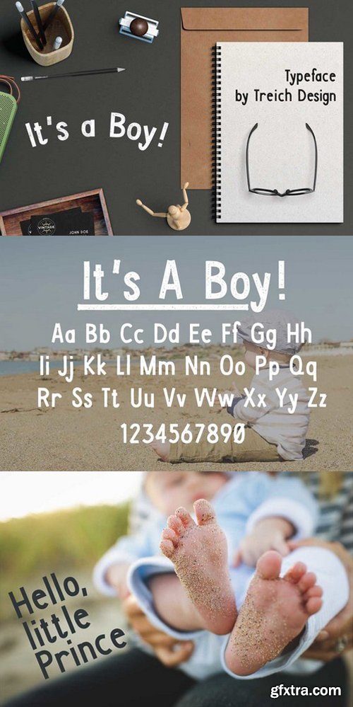 CM - It\'s a Boy Sans Serif Font 568903