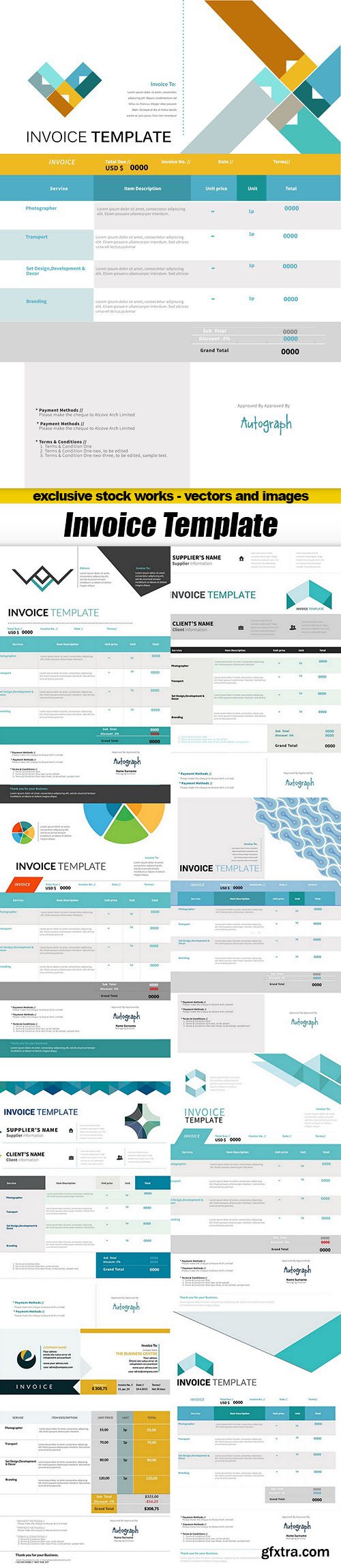Invoice Template - 9xEPS