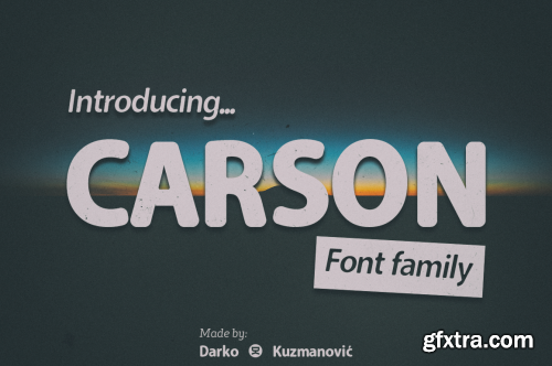 CreativeMarket Carson | sans serif font 601874