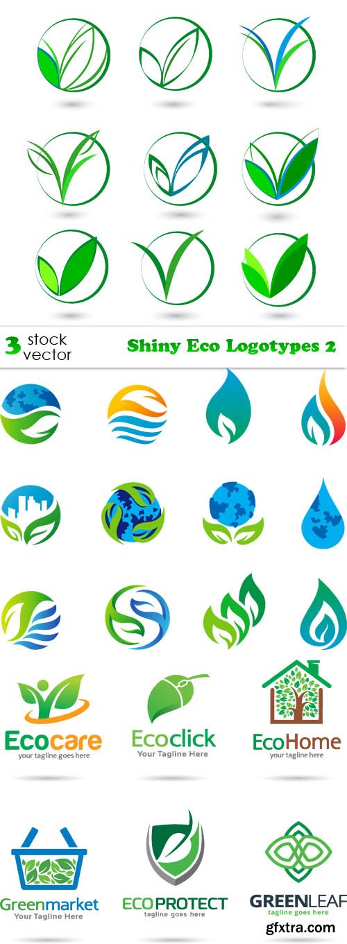 Vectors - Shiny Eco Logotypes 2