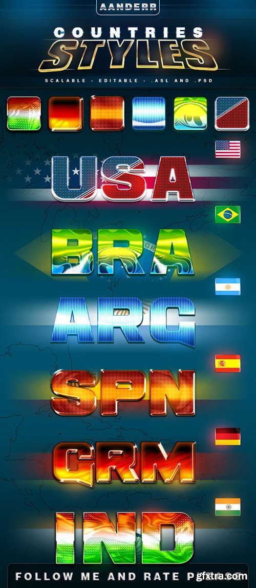 GraphicRiver - Countries Styles 2880331
