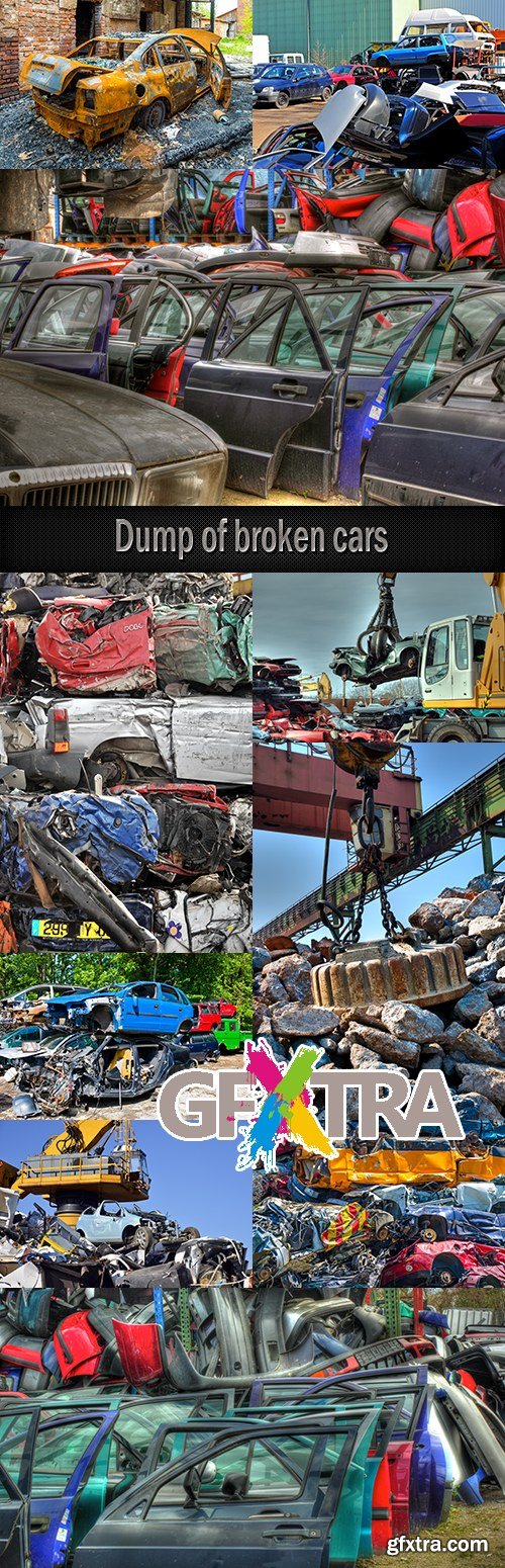 Dump of broken cars