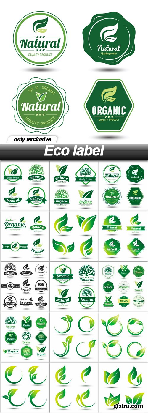 Eco label - 15 EPS