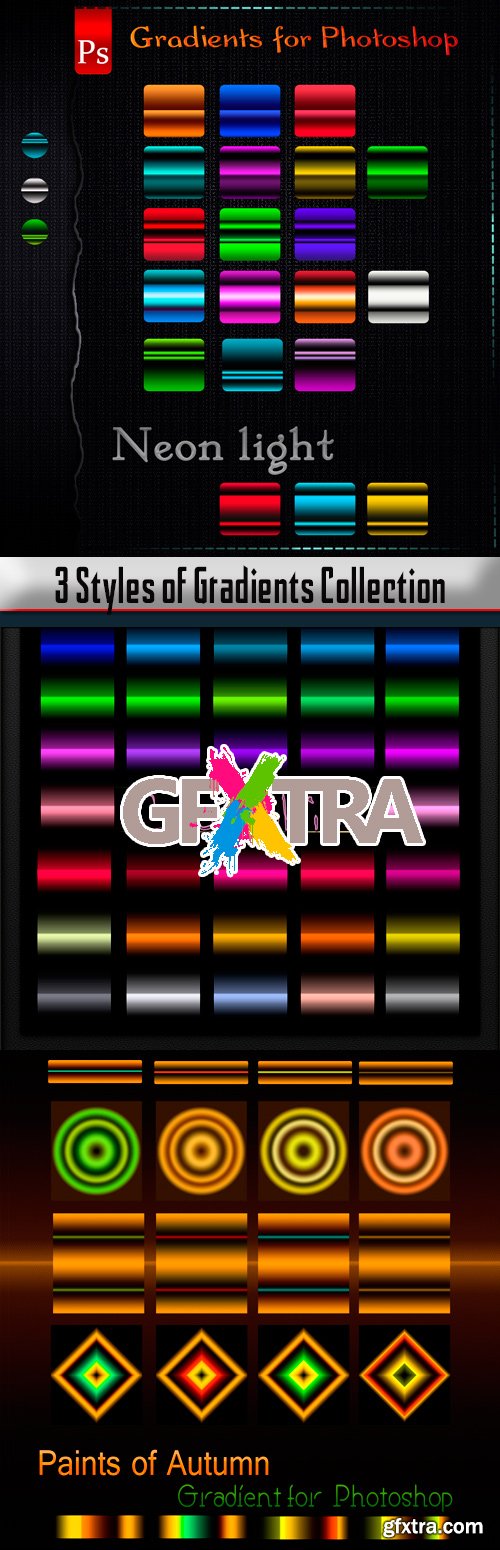 3 Styles Gradients collection