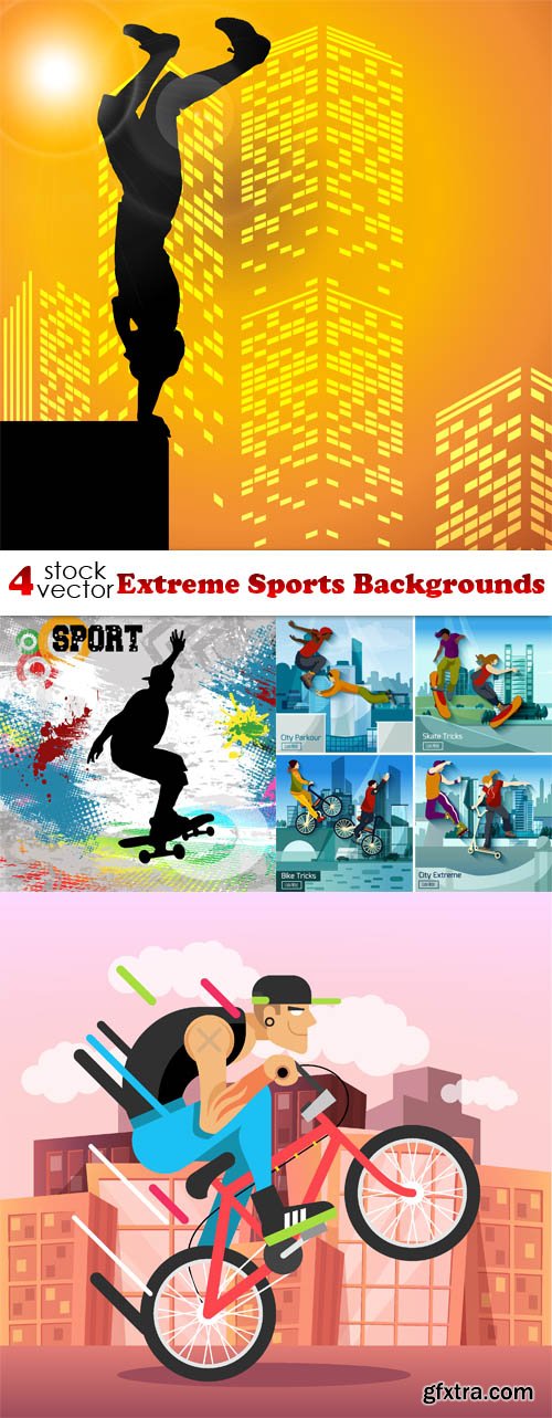 Vectors - Extreme Sports Backgrounds
