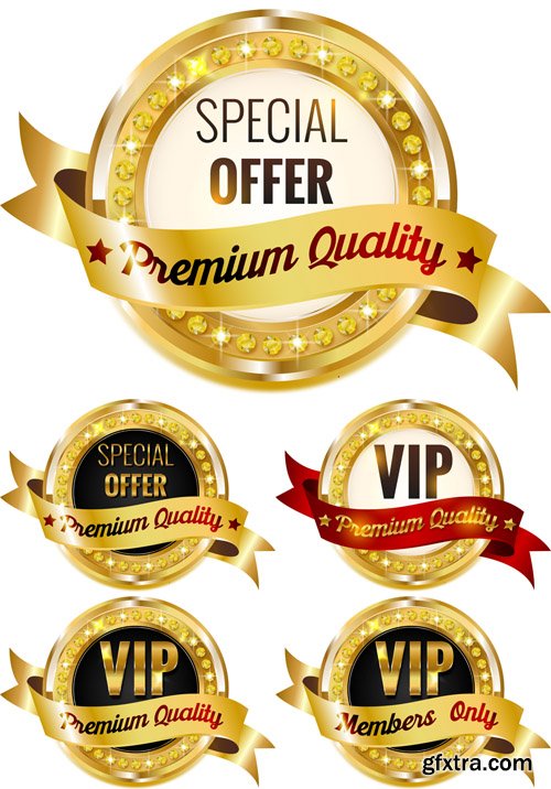 Vector Set - VIP Premium Quality Labels