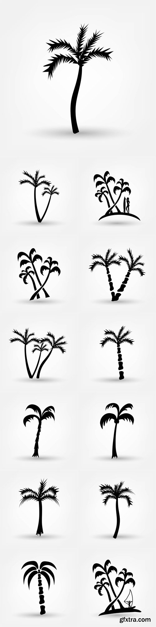Vector Set - Palm Icons