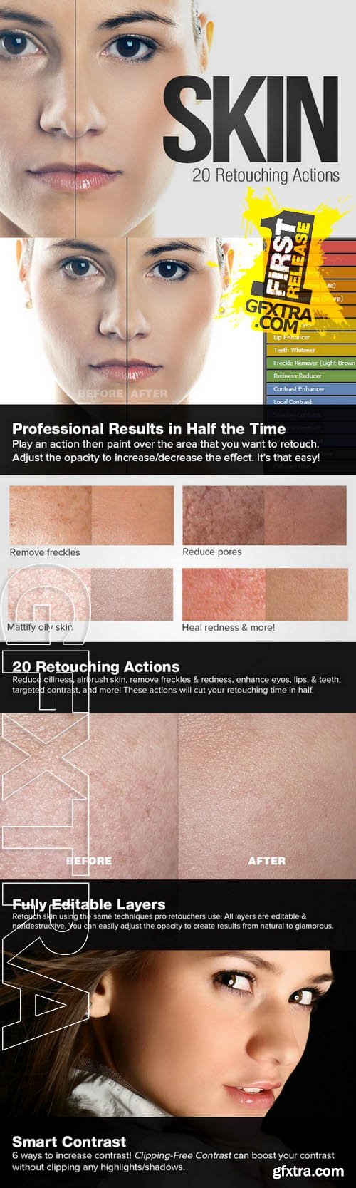 CreativeMarket Skin - 20 Retouching Actions 3819
