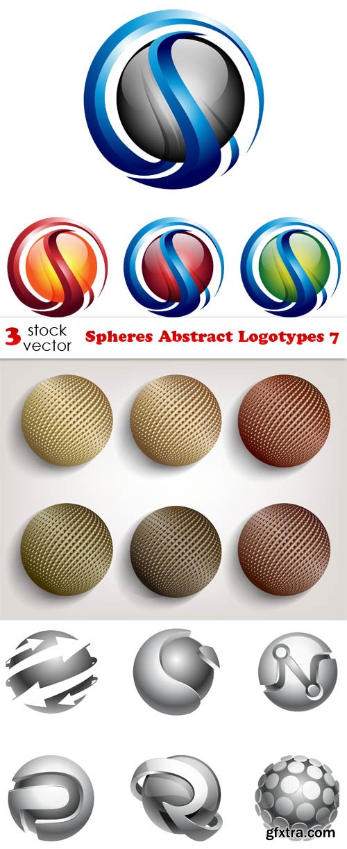 Vectors - Spheres Abstract Logotypes 7