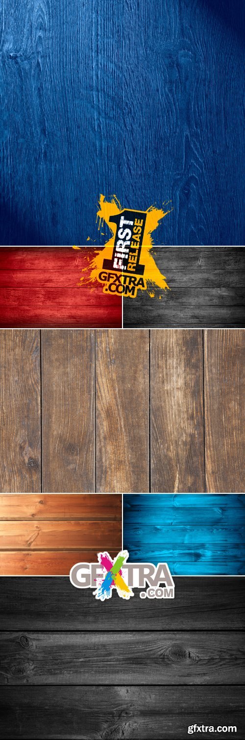 Stock Photo - Color Wooden Textures