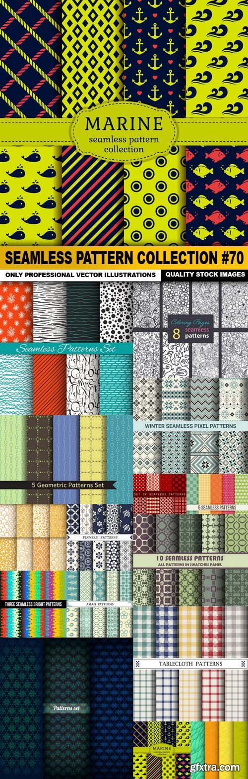 Seamless Pattern Collection #70 - 15 Vector