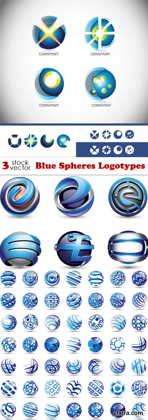 Vectors - Blue Spheres Logotypes