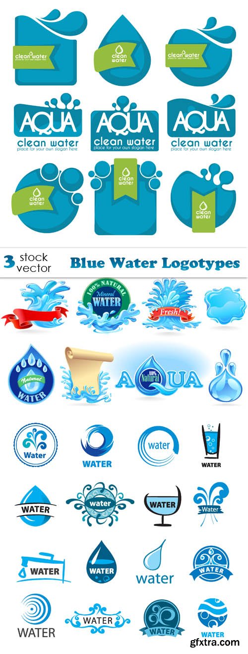 Vectors - Blue Water Logotypes