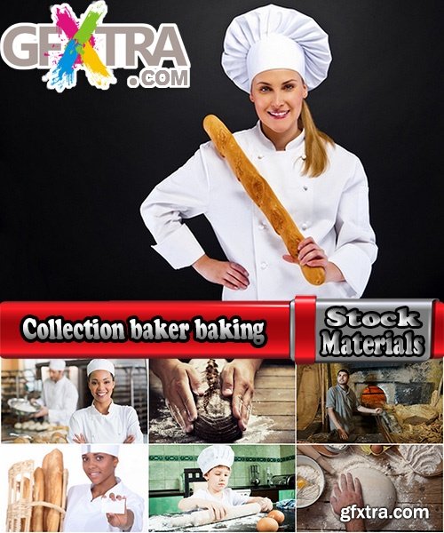 Collection baker baking bread flour products 25 HQ Jpeg