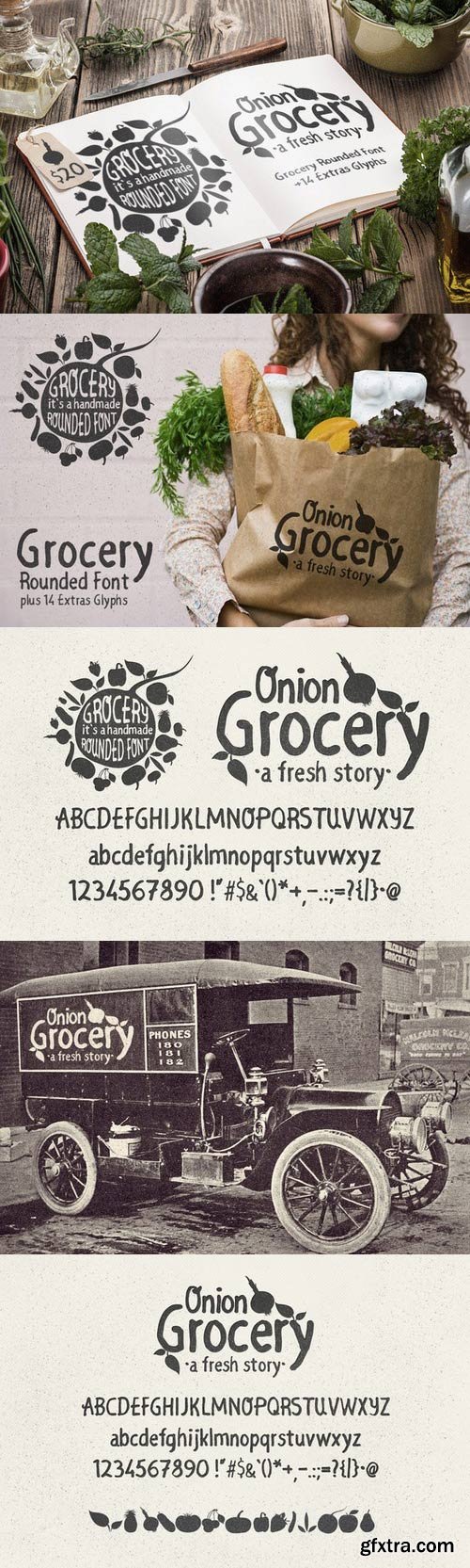 CM - Grocery Rounded Font 61277