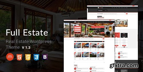 ThemeForest - Full Estate v1.2 - Wordpress Real Estate Theme - 7605942