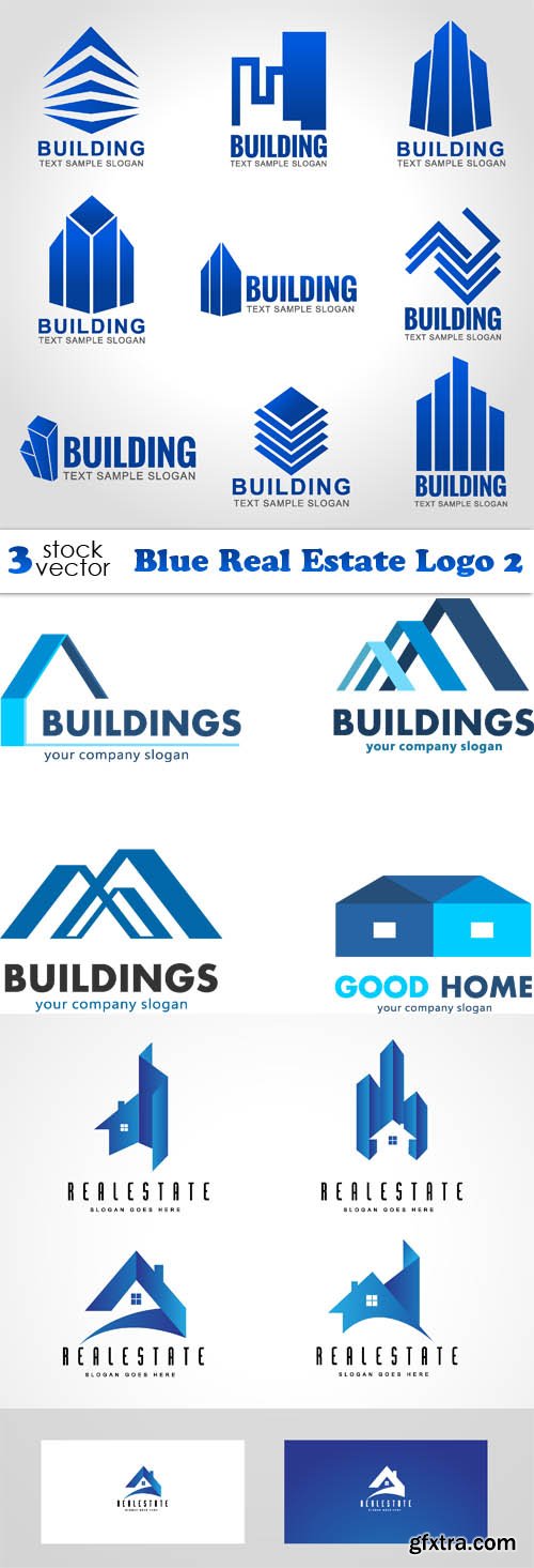 Vectors - Blue Real Estate Logo 2