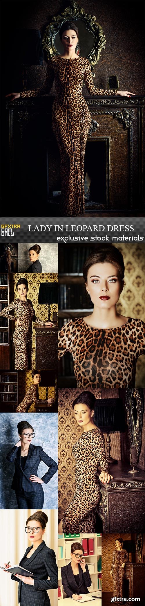 lady in leopard dress, 10 x UHQ JPEG