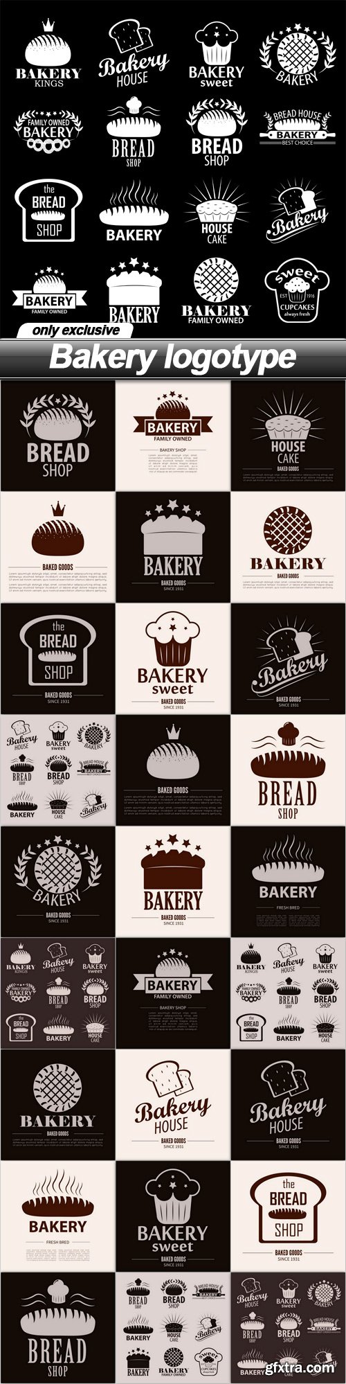 Bakery logotype - 28 EPS