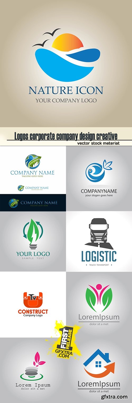 Logos corporate company design creative