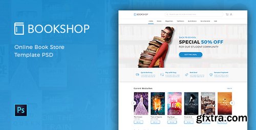 ThemeForest - Bookshop - Online Book Store Template PSD 17588887