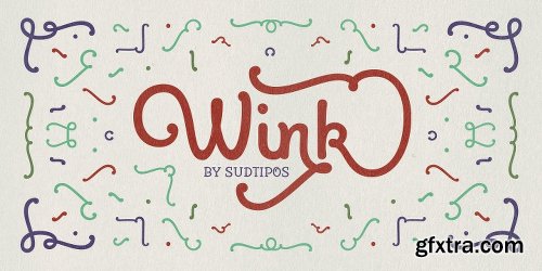 Wink Font Family - 3 Fonts