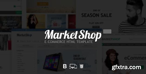 ThemeForest - MarketShop v1.0 - eCommerce HTML Template - 16039081