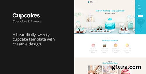 ThemeForest - Deliver Cupcake v1.0 - Sweets & Cupcakes HTML Template - 16726044
