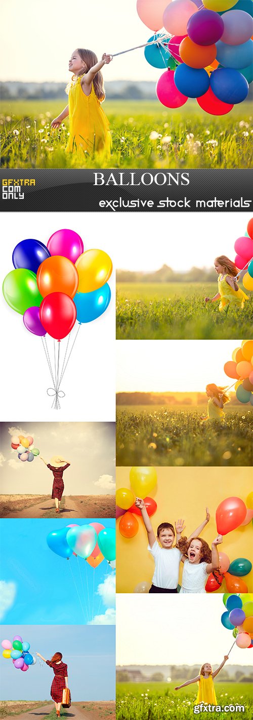 Balloons - 9UHQ JPEG
