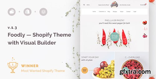 ThemeForest - Foodly v1.0 - One-Stop Shopify Grocery Shop - 15777451