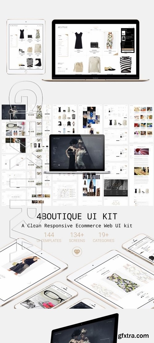 4Boutique - A Responsive Ecommerce Web UI KIT